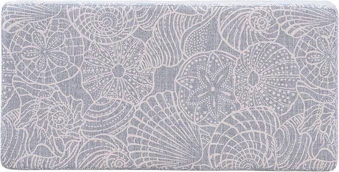 Linon Stone Upholstered Storage Stephanie Ottoman - Image 10