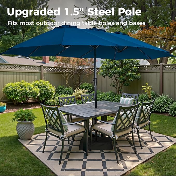 SUPERJARE 13FT Outdoor Patio Umbrella - Image 2