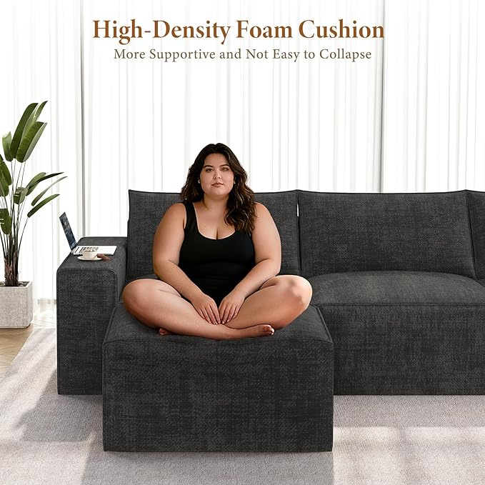 Vesgantti 143.7" Boneless Couch - Image 3