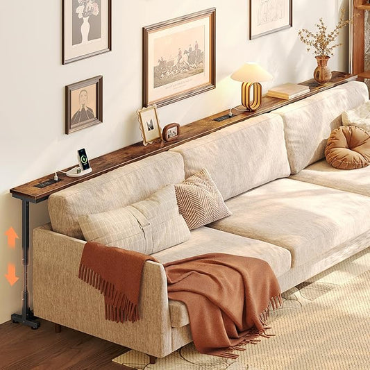 Huuger 102.4 Inch Behind Couch Table by Huuger