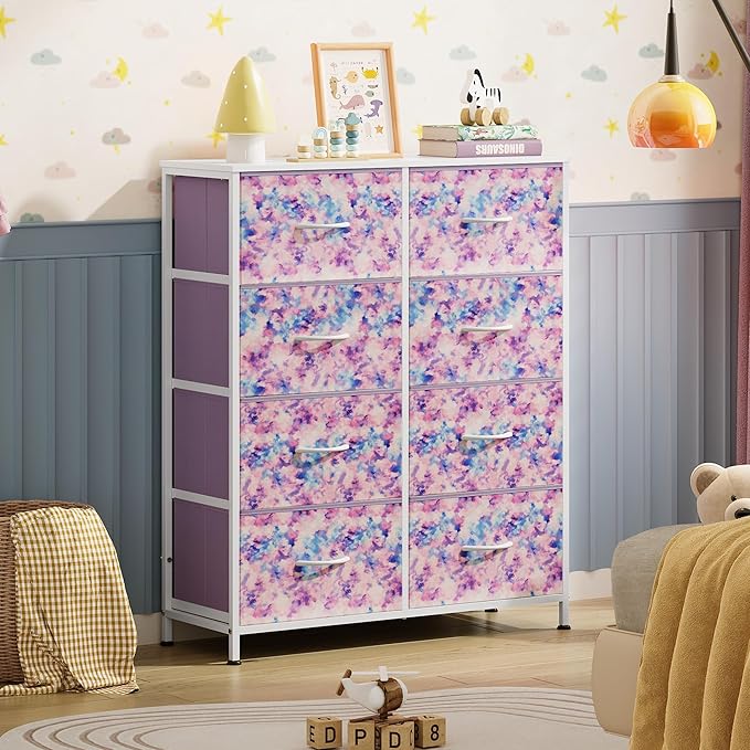 WLIVE Fabric Dresser for Bedroom, Tall Dresser - Image 2