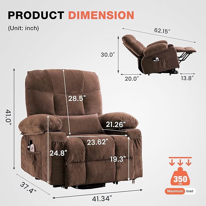 MAHOMICO Power Lift Recliner Chair - Image 2