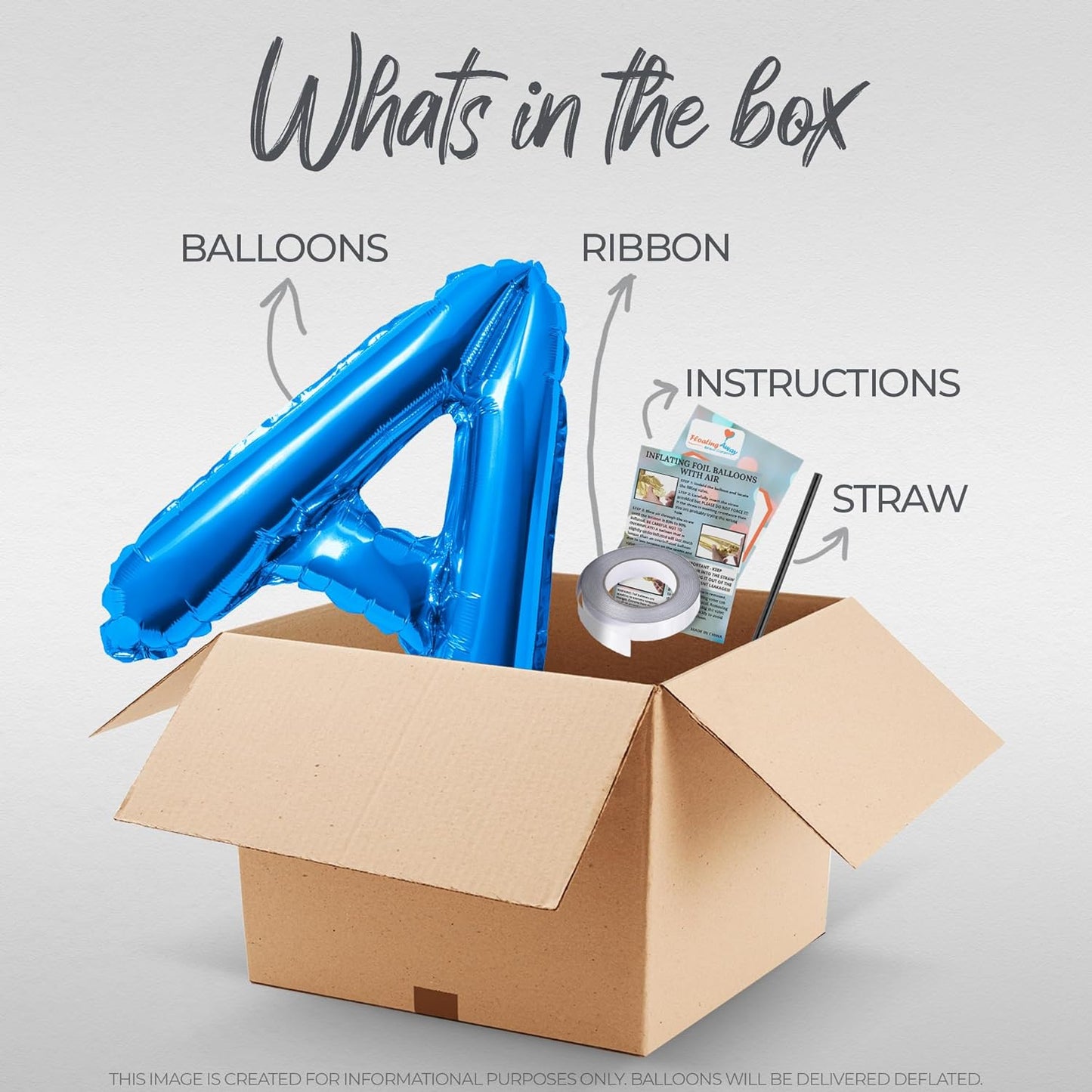 Letter Balloons - LETS GO GIRLS 16" Inch Alphabet Letters Foil Mylar Balloon Bachelorette or Hen Party Banner (Blue)