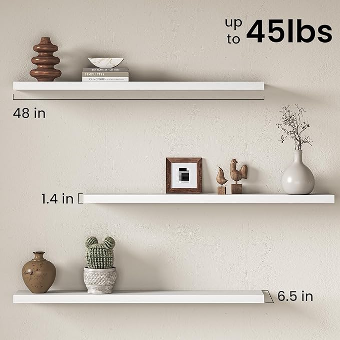 Fun Memories 48 Inch Floating Shelves - Image 3