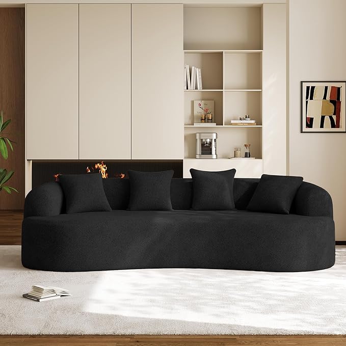 Oversized Sectional Sofa for Living Room, Modern Luxury Plush Chenille 4-Seater - Image 3