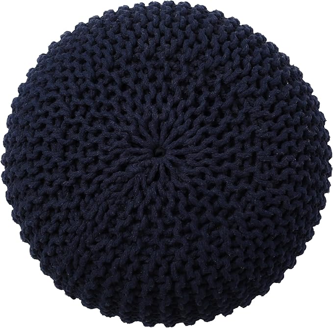 REDEARTH · Round Pouf Foot Stool Bean Bag Ottoman - Image 6