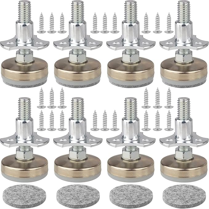 Heavy Duty Furniture Leveling Feet Adjustable Furniture Leg Levelers by Anwenk