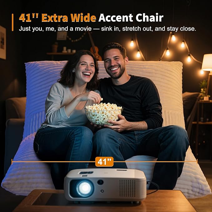 Oversized Cloud-Like Couch Single Seat, Extra-deep Seat Soft - Image 3