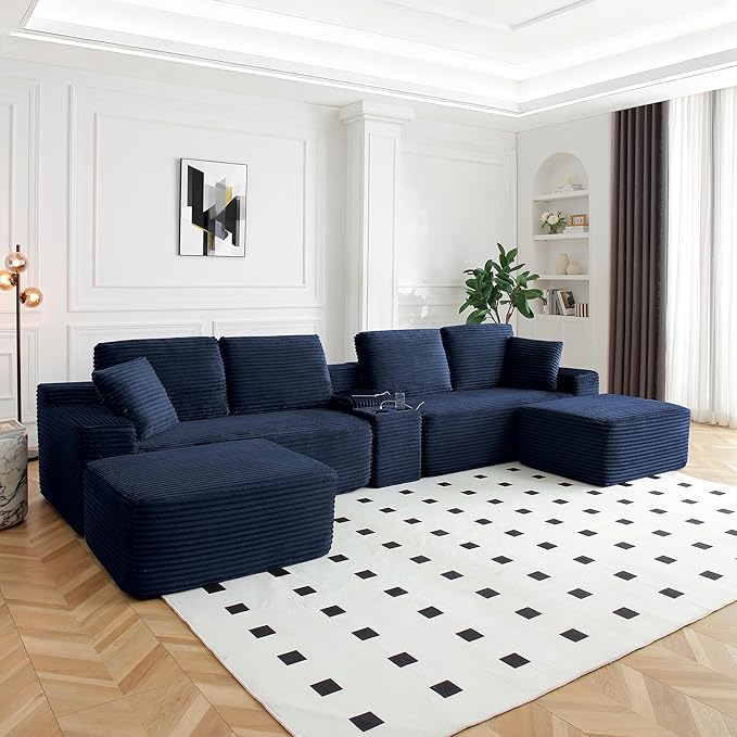 125" Oversized Sectional Couches - Image 6