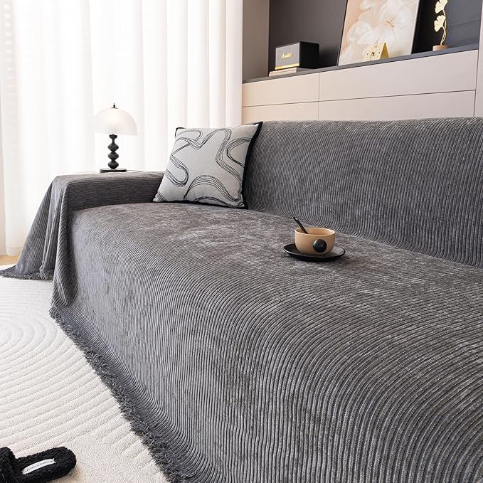 DREAMINGO Modern Minimalist Sofa Covers Washable Pet Furniture Protector Couch - Image 2