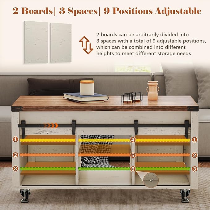 Turosur Lift Top Coffee Table - Image 7