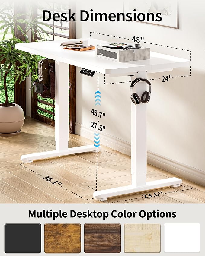BIZUM Standing Desk Electric Adjustable Computer Desk-Stand up Desk Office - Image 3