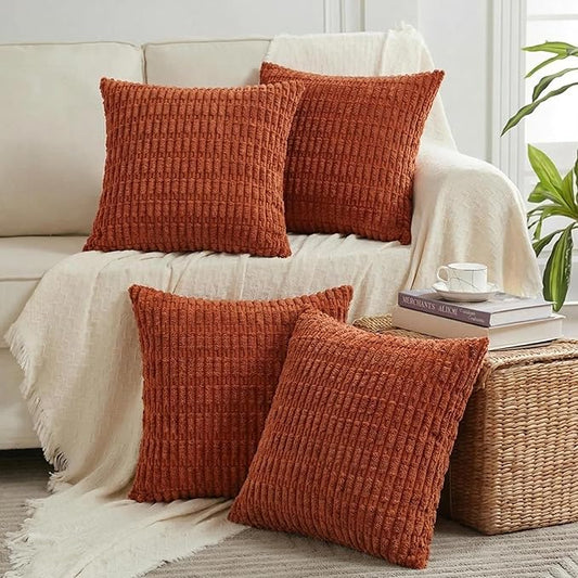 Fancy Homi 4 Packs Decorative Throw Pillow Covers by Fancy+Homi
