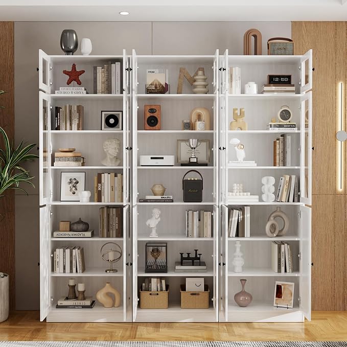 TUSY 85.5" Modern Tall Bookcase - Image 6