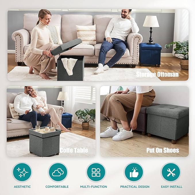 BRIAN & DANY Small Ottoman - Image 6