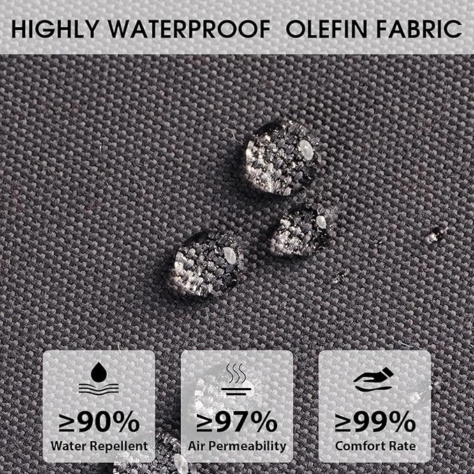 Rocking Chair Cushions with Pillow, Waterproof and Fade-Resistant Thicken - Image 3
