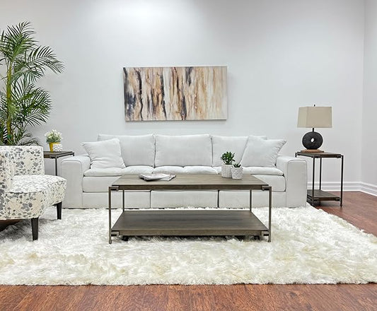 Coffee Table Set Modern Style: 3-Piece Living Room Furniture by DancingSwan