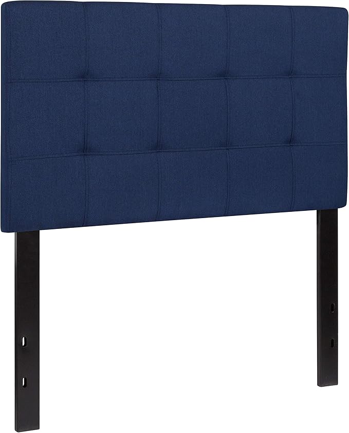 Flash Furniture Bedford Tufted Upholstered Twin Size Headboard in Navy Fabric - Image 3
