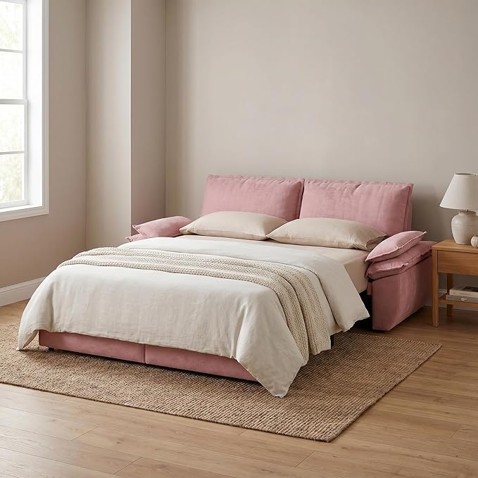 73.2" Sofa Bed Queen, 3-in-1 Pull Out Sofa Bed - Image 14
