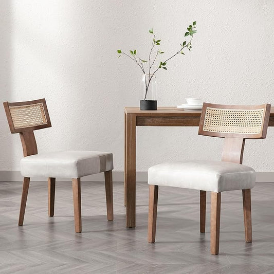 VESCASA Faux PU Leather Upholstered Dining Chairs by VESCASA