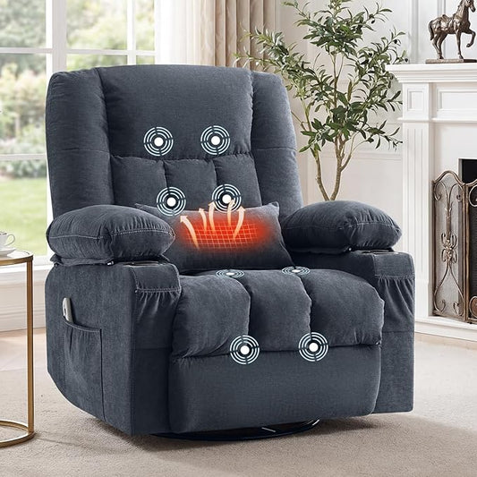 Swivel Recliner Chair for Adults by Bosmiller