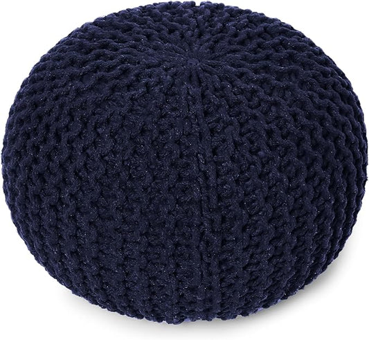REDEARTH · Round Pouf Foot Stool Bean Bag Ottoman by REDEARTH
