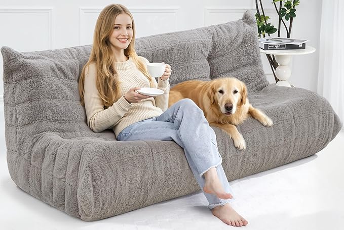 Bean Bag 3-Seater Chair Big Sofa Beanbag Chair - Image 3