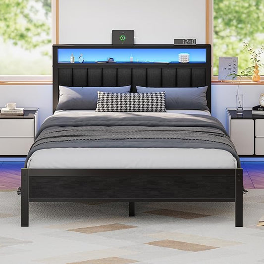 Furnulem Queen Size Bed Frame by Furnulem