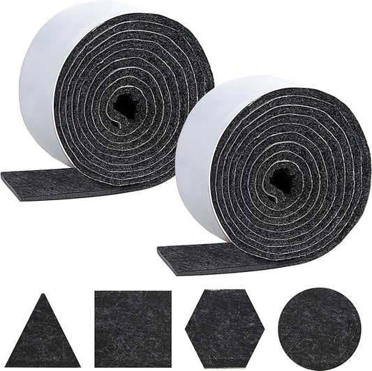 Shappy 2 Packs 120 x 1 x 0.12 Inch Felt Strips by Shappy