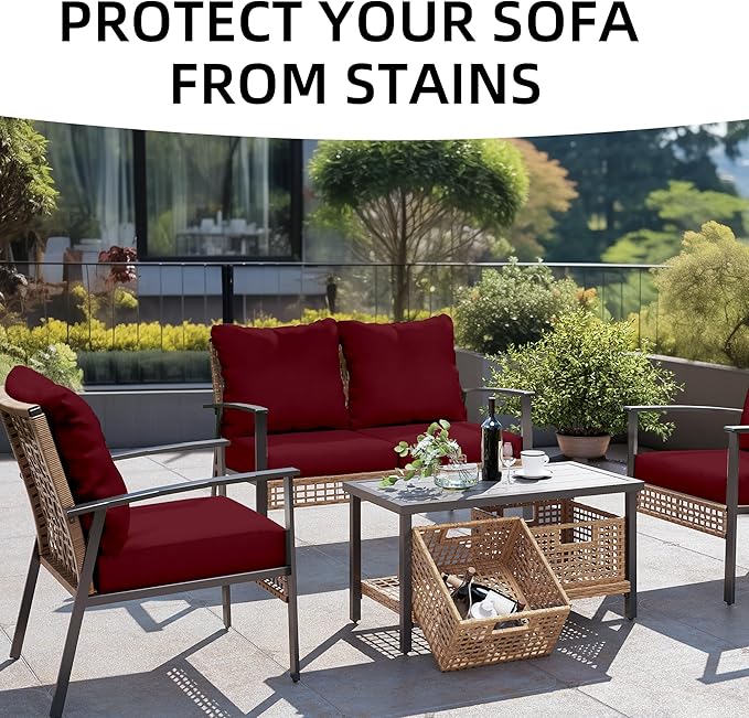 Outdoor Cushion Covers Set, Replacement - Image 4