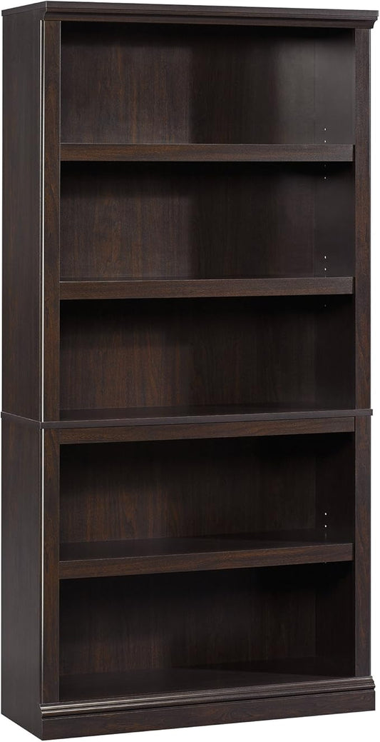 Sauder 5 Tier Book Shelf Wooden Bookcase Multipurpose Bookshelf by SAUDER%C2%AE