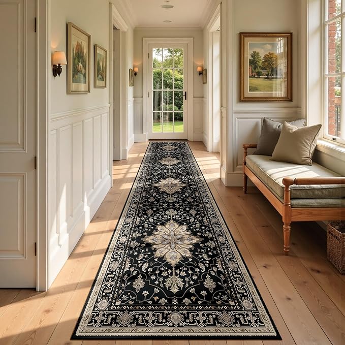 RELEANY Area Rugs 2'6"x10' Runner Rug Non Slip Washable by RELEANY