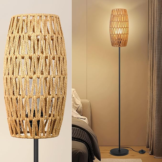 Ruiever Floor Lamp for Living Room, Farmhouse Floor lamp, Modern Standing lamp - Image 5