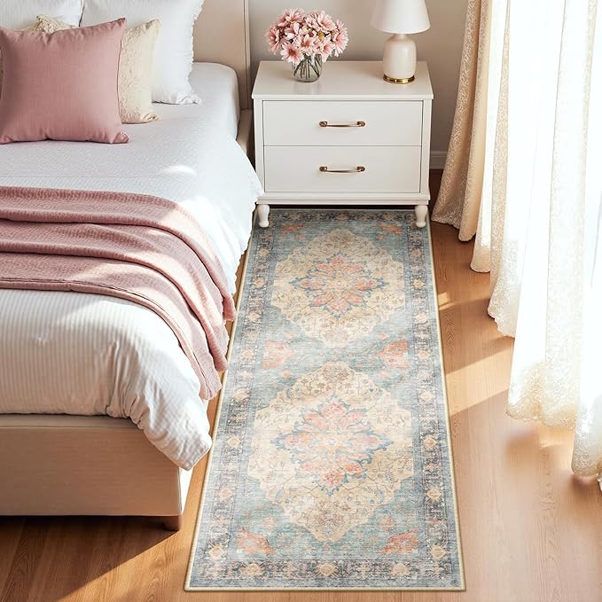 RELEANY Area Rugs 2'x6' Runner Rug Non Slip Washable - Image 3