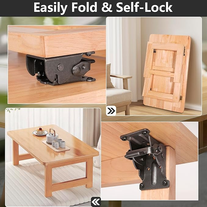 16 Pack Folding Brackets, Self-Lock Hinge - Image 3