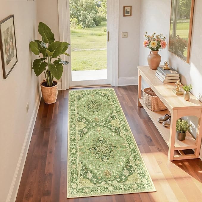 RELEANY Area Rugs 2'x6' Runner Rug Non Slip Washable by RELEANY