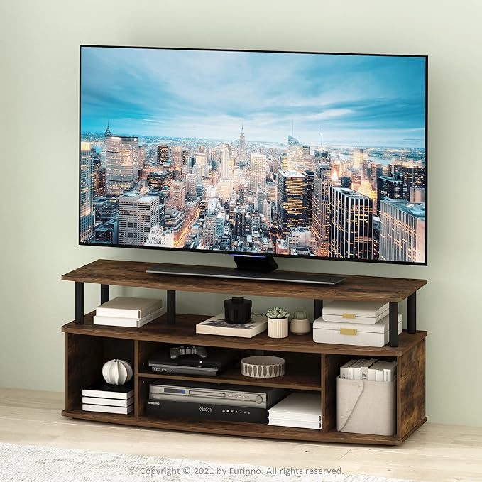 Furinno Jaya Large Entertainment Center Stand Unit/TV - Image 3