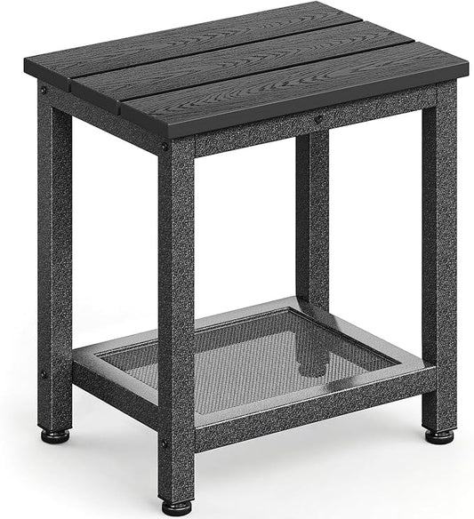 ODK Outdoor Double Side Table, Adirondack Patio End Table by ODK