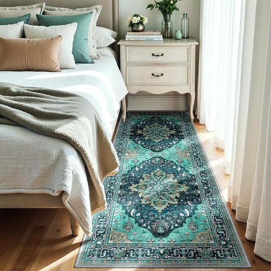 RELEANY Area Rugs 3'x7' Runner Rug Non Slip Washable by RELEANY