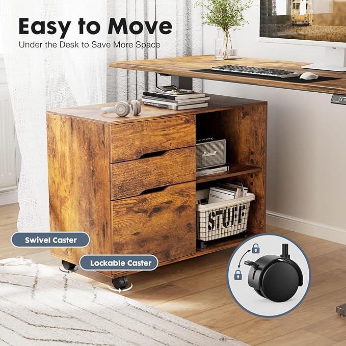 DUMOS Rolling File Cabinet - Image 6