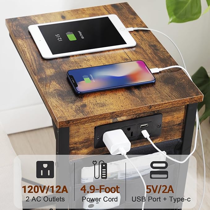 AMHANCIBLE C Shaped End Table - Image 5