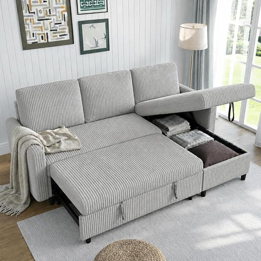 Walsunny 77" Sectional Sleeper Sofa by Walsunny