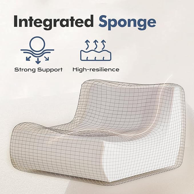 Bean Bag Loveseat Chair Big Sofa Beanbag Chair - Image 5