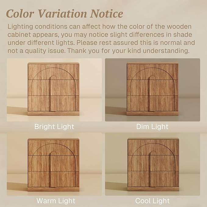 BELLEZE Set of 2 Bookcase with 3 Drawers, Modern Book Shelf with Wide Wooden - Image 5