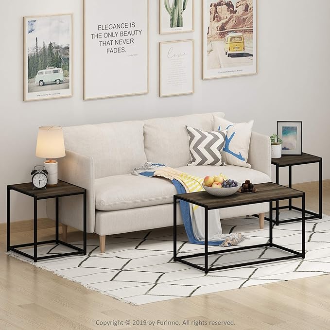 Furinno Camus Modern Living Room Coffee Table - Image 2