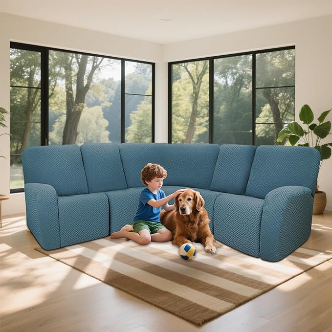 100% Waterproof Sectional Recliner Couch Covers - Image 2