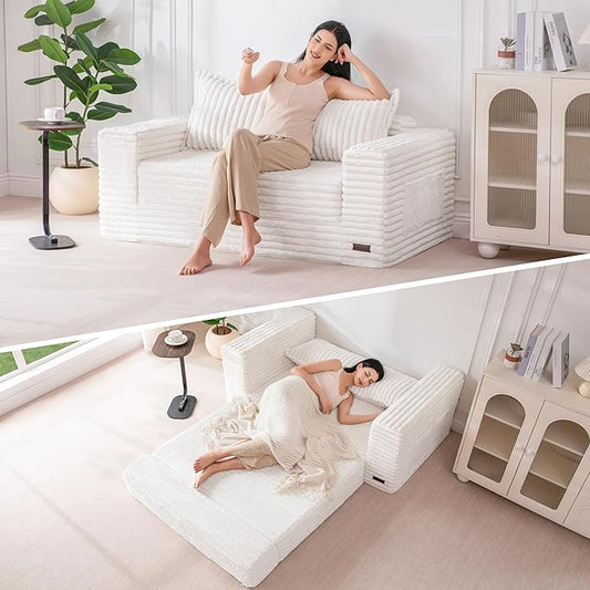 MAXYOYO Convertible Sofa Bed, 2 in 1 Folding Couch Bed by MAXYOYO