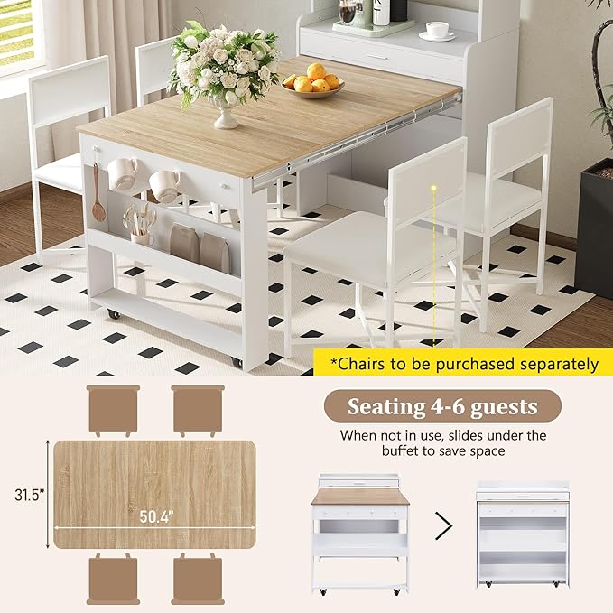 Merax Sideboard Buffet Cabinet - Image 4