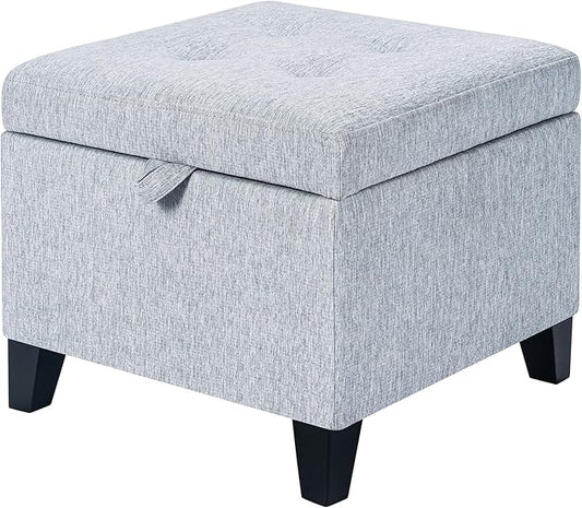 Adeco 18-inch Linen Storage Ottoman by Adeco