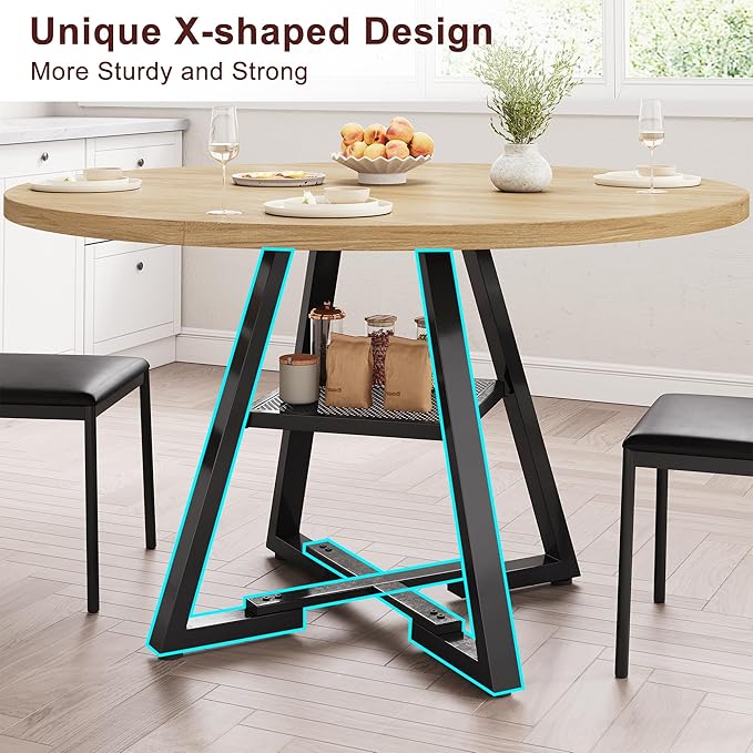 Jocoevol 51'' Round Dining Table - Image 7